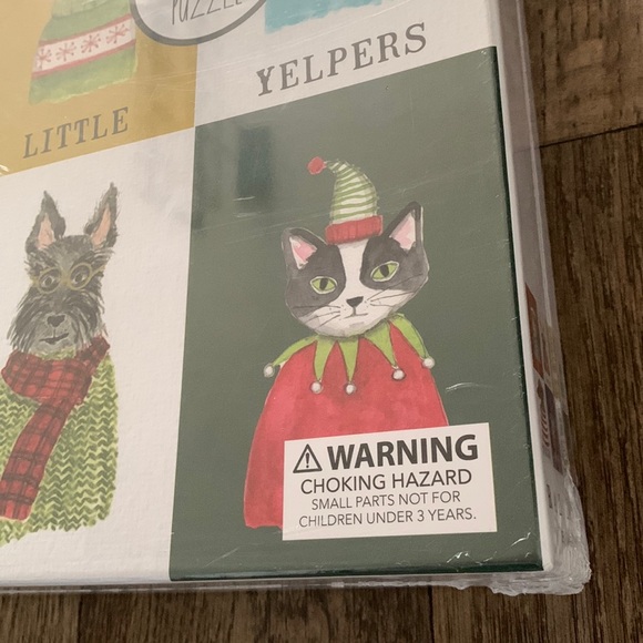 Rae Dunn Holiday Pets 1000 piece puzzle approx 27.5”X19.6”New, sealed - Picture 5 of 17